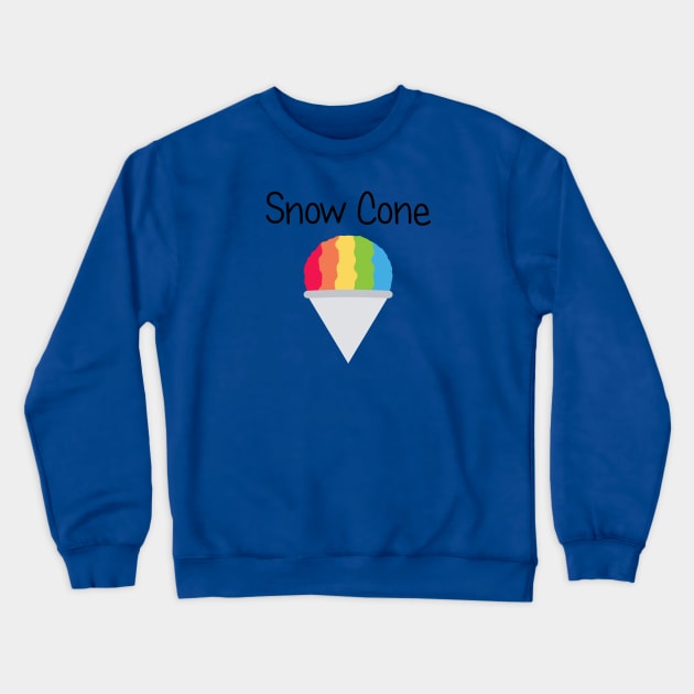 Rainbow Snowcone Crewneck Sweatshirt by EclecticWarrior101